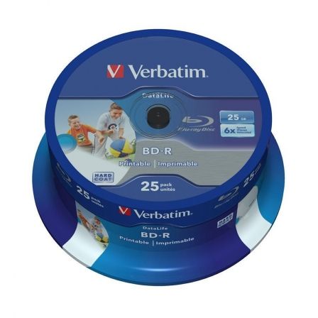 Blue Ray Bd R Verbatim 43811 Imprimible 6x