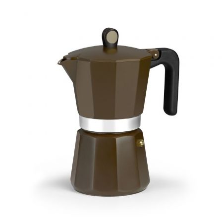 Cafetera Italiana Monix Induction Cream M671009