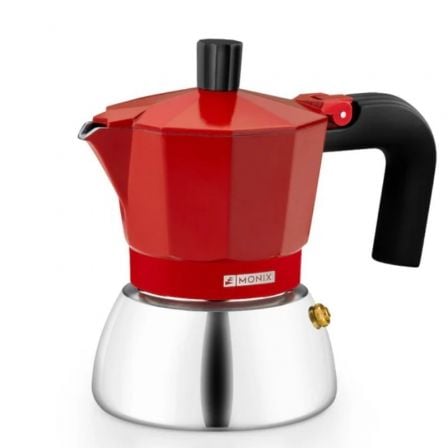 Cafetera Italiana Monix Induction Inox M863106