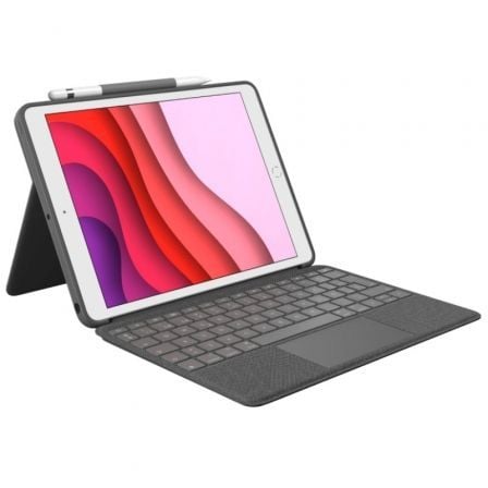 Funda con Teclado Logitech Combo Touch para Tablets Apple Ipad 7  920 009627