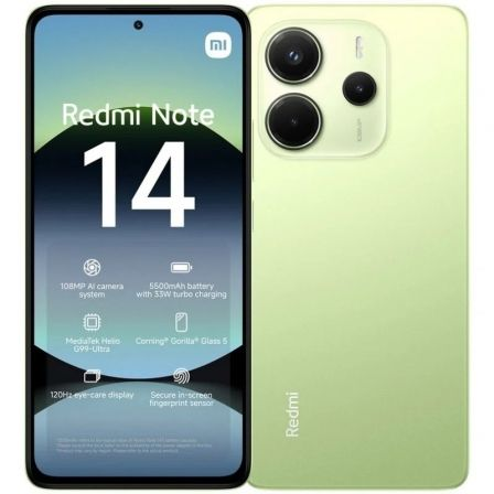 Xiaomi Redmi Note 14 8GB 256GB VERDE
