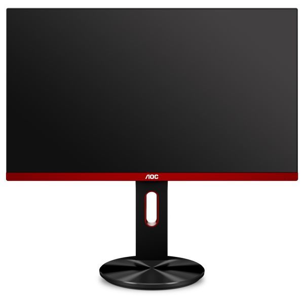 Monitor 24.5 Full HD 62.2 cm, 1920 x 1080 Pixeles, LED, 1 ms, 400 cd / m² negro y rojo AOC G2590PX 