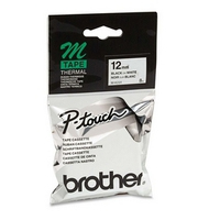 Brother MK 231B Negro sobre blanco cinta para impresora de etiquetas