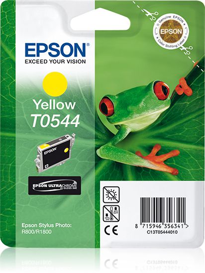 Epson Cartucho T0544 Amarillo Etiqueta Rf 