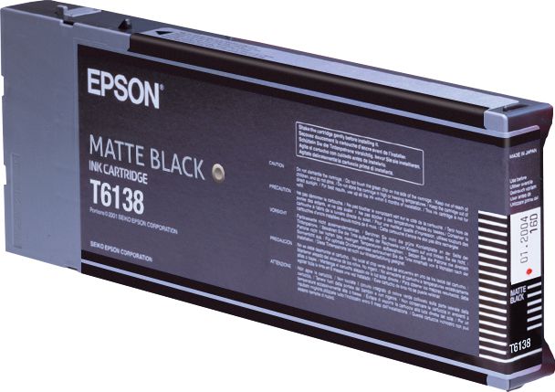 Epson Cartucho T613800 Negro Mate