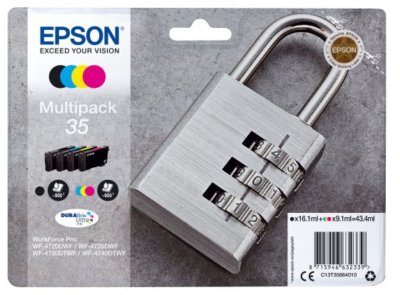 Epson Multipack 4 Colours 35 Durabrite Ultra Ink