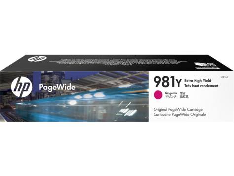 HP 981-Y Extra High Yield Magenta Original PageWide Cartridge Cartucho 16000paginas Magenta