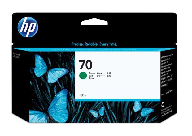 Hp Cartucho De Tinta Designjet 70 Verde De 130 Ml