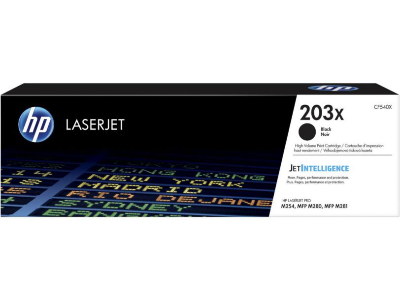 HP Cartucho de toner Original LaserJet 203X negro de alta capacidad