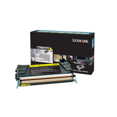 Lexmark C748h1yg Toner Y Cartucho Laser