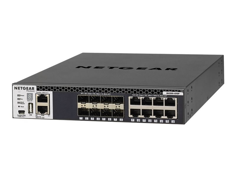 Netgear M4300 8X8F Gestionado L3 10G Ethernet 100