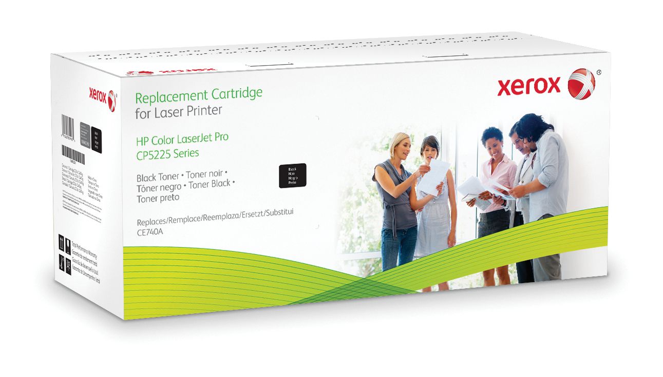 Xerox Cartucho De Toner Negro Equivalente A Hp Ce740a Compatible Con Hp Colour Laserjet Cp5225